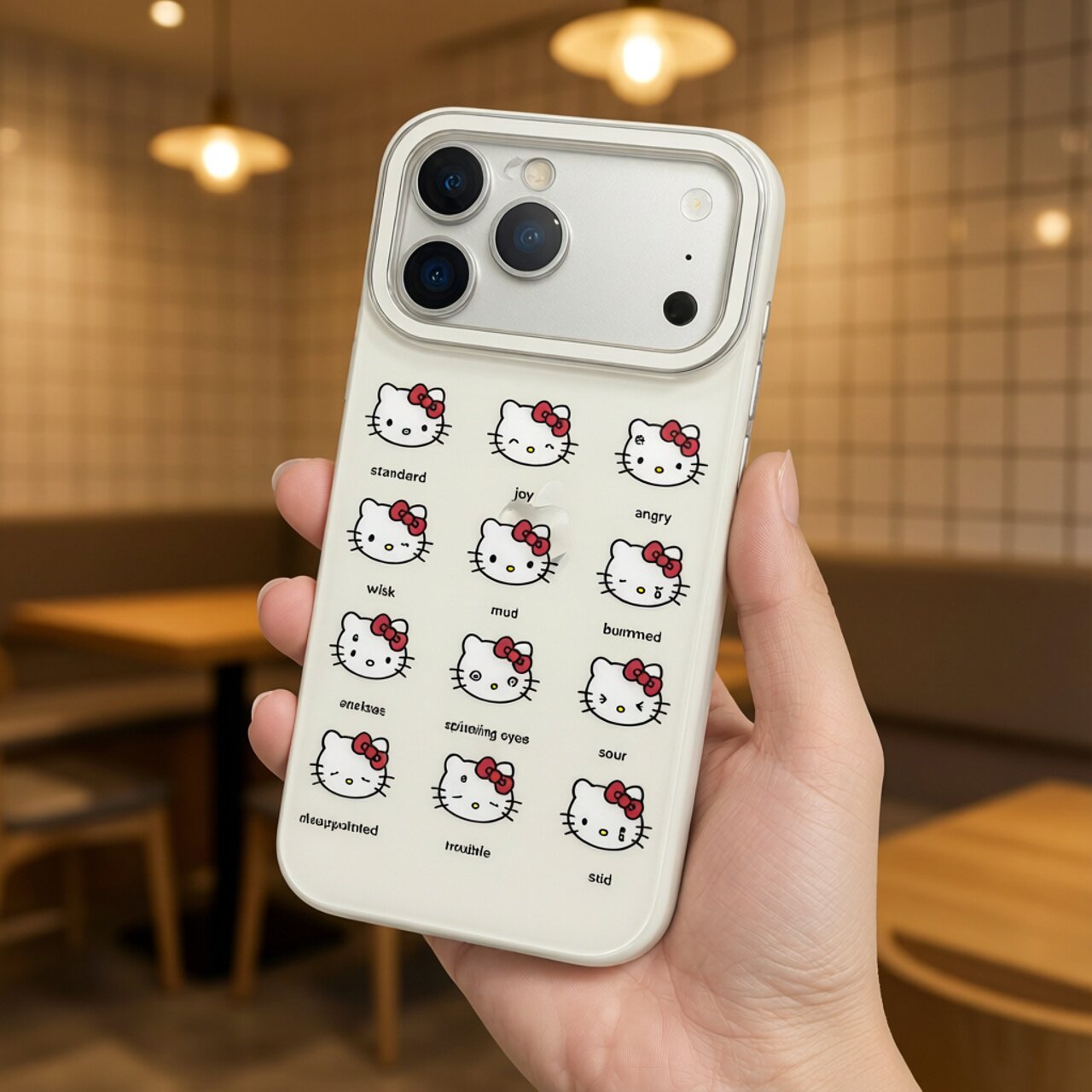 Girls Hello Kitty Expressions Bow iPhone Case