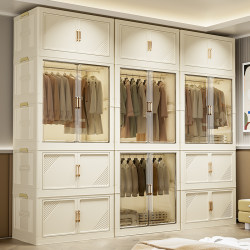 Installation-Free Baby Wardrobe, Baby Storage, Children's Small Wardrobe, Plastic Household Clothes Storage Box, Snack Storage Cabinet