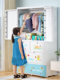 Thickened Baby Wardrobe, Infant Storage Cabinet, Drawer-Type Plastic Storage, Simple Clothes Organizing Box, Children's Small Wardrobe