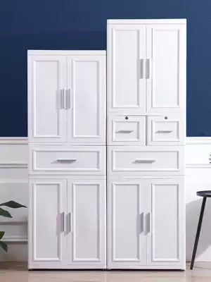 Thickened baby wardrobe Children's storage cabinet Plastic drawer storage cabinet Simple wardrobe baby clothing finishing cabinet