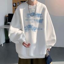 Mens round collar guard clothing autumn winter gush port wind jacket male trend handsome gas loose 100 lap top 12