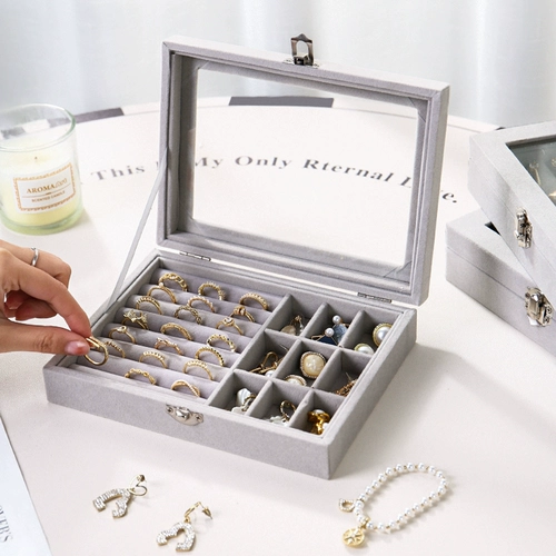 Высококлассная коробочка для хранения, изысканный портативный браслет, аксессуар, ожерелье из жемчуга, серьги, коробка для хранения