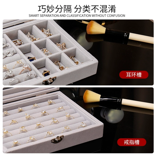 Высококлассная коробочка для хранения, изысканный портативный браслет, аксессуар, ожерелье из жемчуга, серьги, коробка для хранения