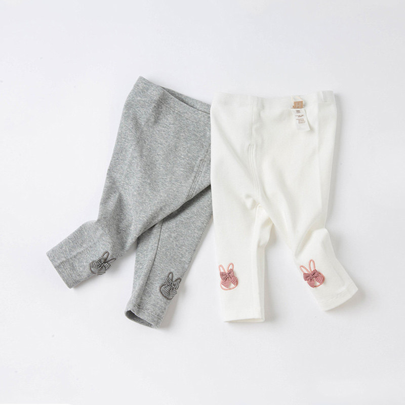 Girl Inside Lap Pants Baby Pants Pure Cotton 2021 New Autumn Clothes Children Suit Trousers Children Foreign Pie Dress Fall Outside