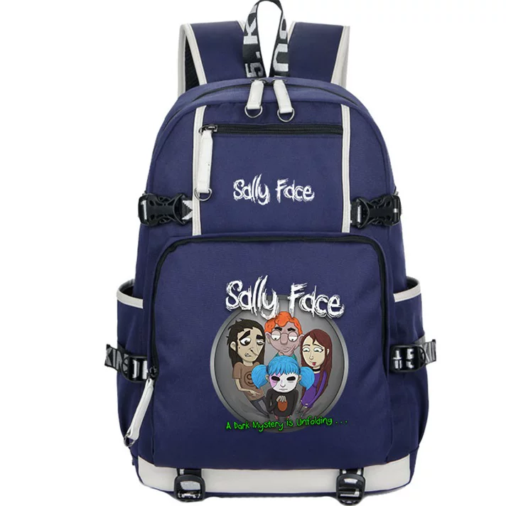 艾登森 Sally Face Bag Stupid Face Game Peripheral Anime Cartoon Export Primary and Middle School Student Backpack
