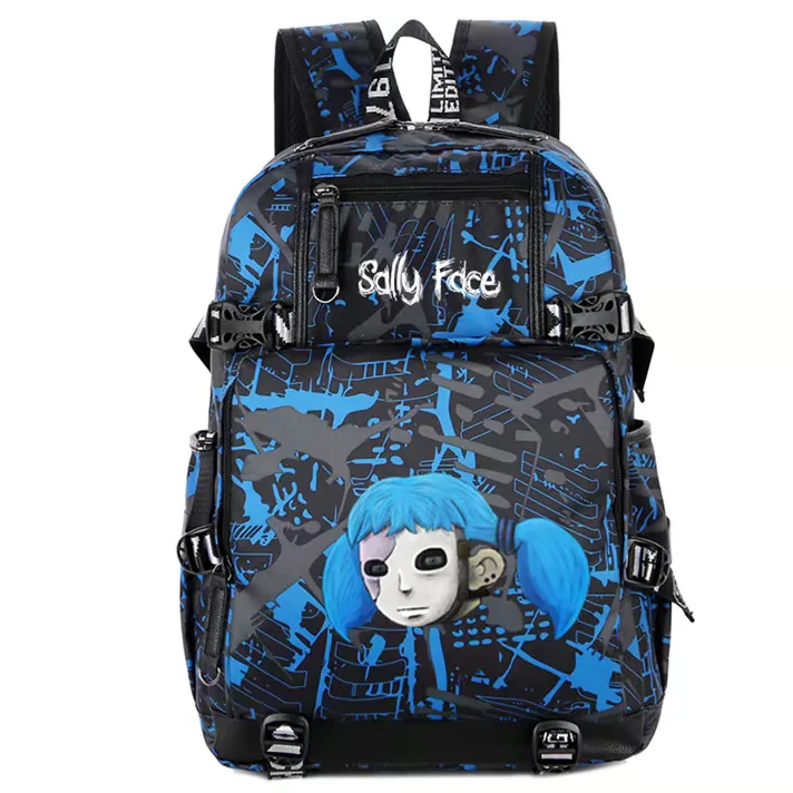 艾登森 Sally Face Bag Stupid Face Game Peripheral Anime Cartoon Export Primary and Middle School Student Backpack