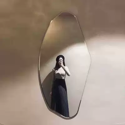 Nordic full-length mirror designer full-length mirror special-shaped clothing store full-length mirror special-shaped simple ins wall-mounted decorative mirror