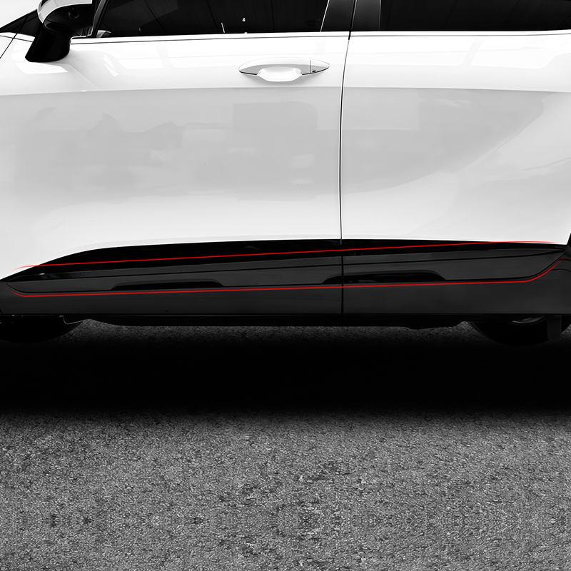 Suitable for Kia 2025-26 Sportage Body Side Skirt Trim Bright Black Exterior Modification