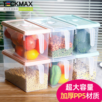 Fridge Containing Box Rectangular drawer Egg Box Food Frozen box kitchen Contained Freshness Protection Plastic Storage Box