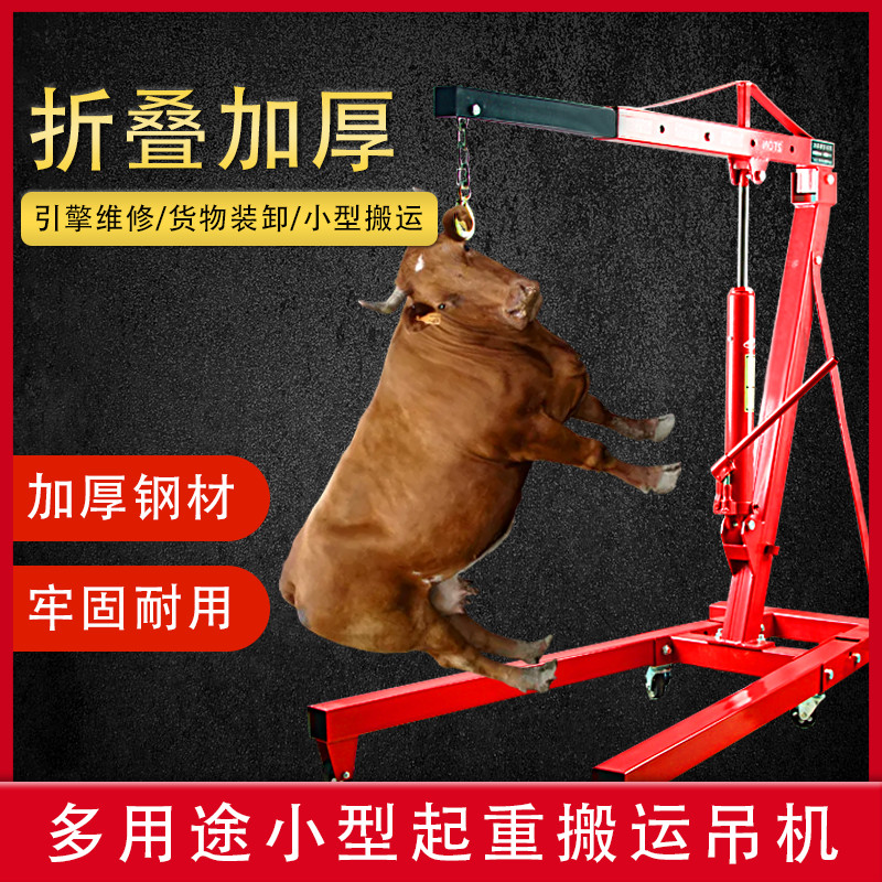 3 ton auto repair engine crane engine hanger engine flip frame manual 2 tons mobile crane lifting machine