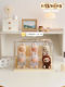 Labubu Display Box Transparent Tiered Labubu Pendant Doll Figurine Display Cabinet Blind Box Storage Display Stand