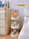 Jasmine Bread Blind Box Storage Display Stand Rotating Transparent Figurine Display Suitable for Bubble Mart Display Box