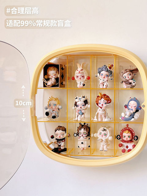 Wall-Mounted Display Suitable for Pop Mart Display Boxes, Transparent Doll Figurines, Display Cabinets, Blind Box Display Racks, and Storage