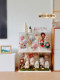 Labubu Display Box Transparent Labubu Dust Cover Doll Pendant Display Stand Doll Storage Display Cabinet