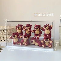 Кремовый белый удлинительный стиль Step [Strawberry Bear Display Stand] Нет установки и использования из коробки