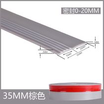 Anti-mouse artifact door gap door bottom seal dustproof windproof soundproof glass door bottom seal
