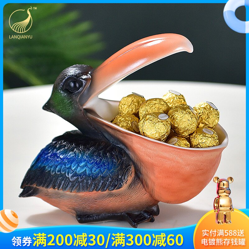 Creativity Small Swing Piece Living Room Wine Cabinet Room Bedroom Home Residence Decoration Goods Footwear Cabinet Furnishing Günguan Key Containing Ornament