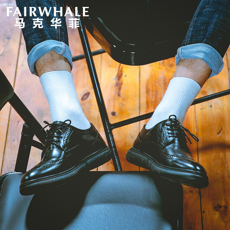 Mark Fairwhale 马克华菲 19年秋季新款 男式布洛克鞋 天猫优惠券折后￥149包邮（￥299-150）