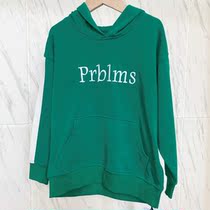 MMC213 Wuyue Family Pure Cotton Letter Embroidered Hooded Forterwear