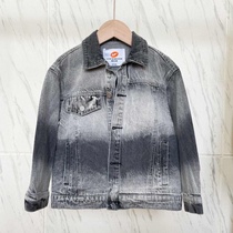 MMD113 Rice home big boy cool handsome personality washed denim coat