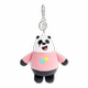 Genuine We Naked Bear Keychain Pendant Plush Toys Cute Gift Bags Hanging Doll Personality Translator