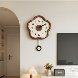 Mercer Creative Clock Wall Clock Living Room Clock Wall Hanging 2025 New arrival For Home Minimalist No-Punch Art Wall Clock