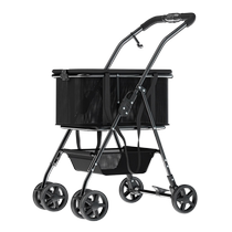bello lightweight foldable pet stroller stroller dog and cat bag separate cage out shopping cart pet