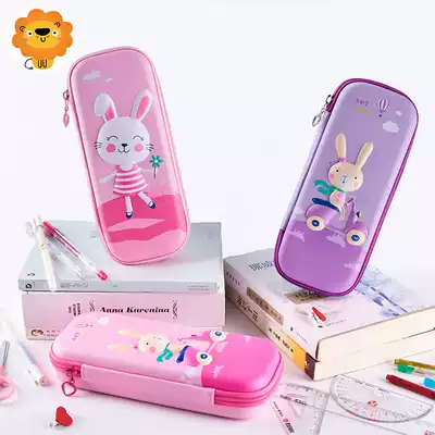 Pen bag girl simple large capacity multifunctional stationery bag boy primary school student cute pencil case junior high school student pencil bag children's first grade pen storage cartoon pen box stationery