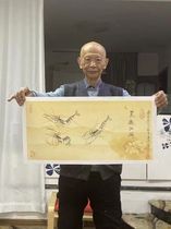 The Chinese Painter of China and the United States Painter Dong Changqing Teachers View of the Sea Listen to Tao Calligraphy Painting Collection Certificate Fidelity Hand-painted