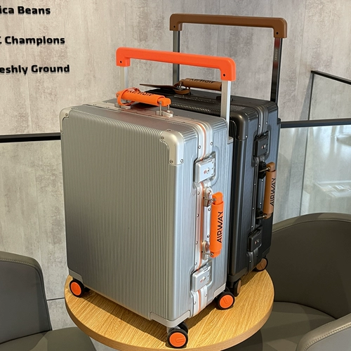 Японский элитный универсальный трендовый чемодан подходит для мужчин и женщин, алюминиевый кейс, 20 дюймов