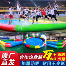 Large inflatable pool bracket water park slide outdoor kindergarten childrens square stall fishing swimming pool