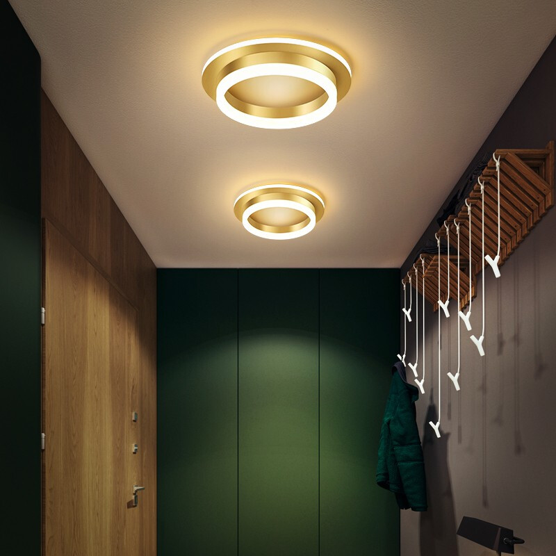 Walkway light modern minimalist led corridor channel ceiling light personality creative entry foyer porch cloakroom light