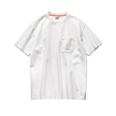 PRTH落肩宽松短袖t恤男高端打底设计感纯色体恤情侣款半袖抗起球