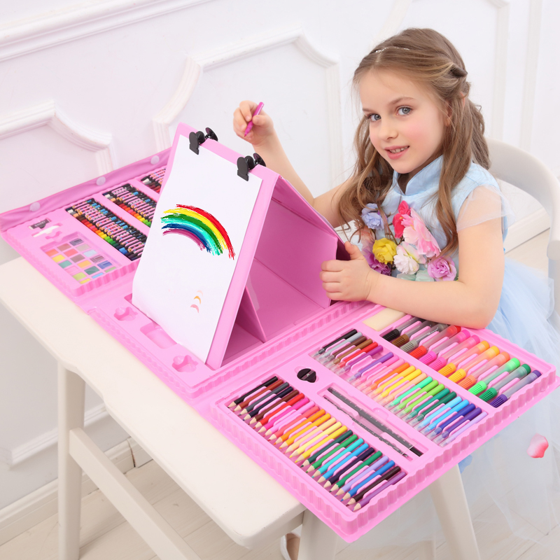 CHILDREN'S PAINTING SUIT WATERCOLOR PEN DRAWING TOOLS KINDERGARTEN CHILDREN FINE ART CRAYONS COLOR PEN FINE ART SUIT WASHABLE 36 COLOR PEN 24 STUDENTS COLOR PEN SUIT SOFT HEAD WATERCOLOR PEN