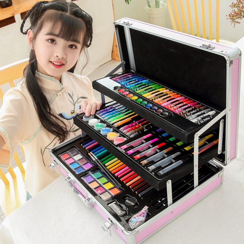 Children's Drawing Tools Set Watercolor Pen Student Drawing Brush Art Supplies Elementary School Watercolor Pen Washable