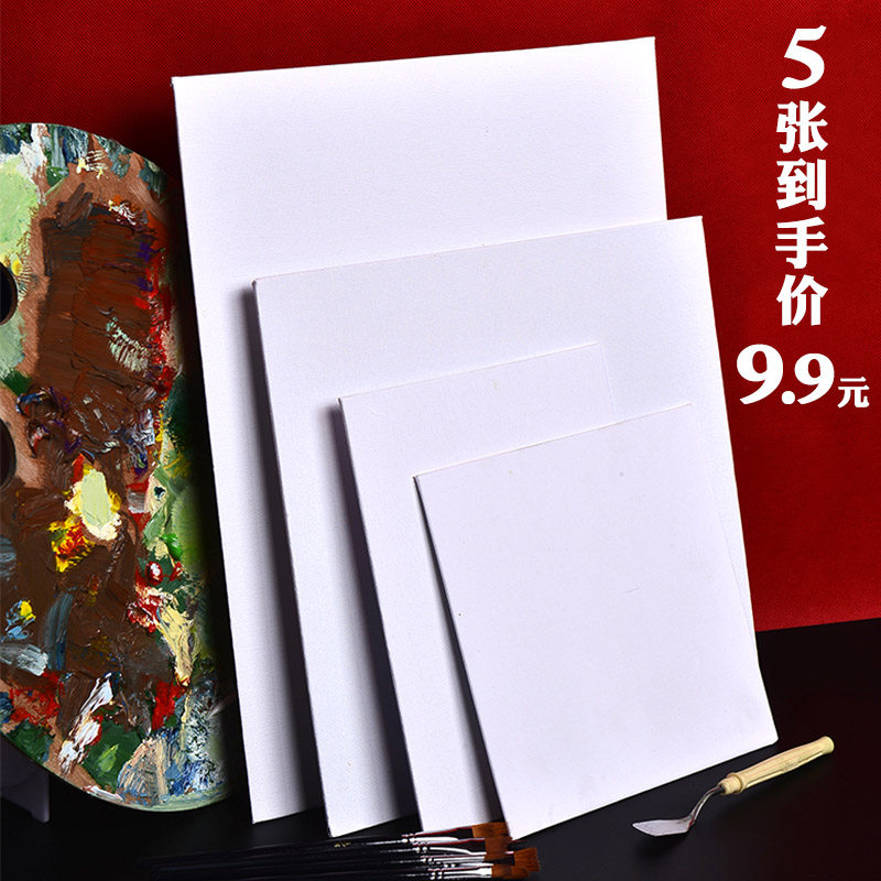 Oil Frame Oil Canvas Board Propylene Paint Tool Material Painting Exercises Inner Frame Oil Drawing Board Oil Painting Paint Beginners Oil Painting Canvas Linen Hand Painted Propylene Canvas Drawing Board With Frame Wholesale