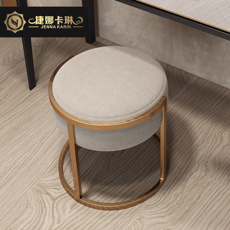 Italian light luxury makeup chair net red solid wood makeup table storage cabinet integrated post-modern bedroom high-end makeup stool