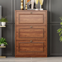New Chinese ultra-thin flip shoe cabinet 17cm home door saving space into the home economy porch cabinet storage shoe rack