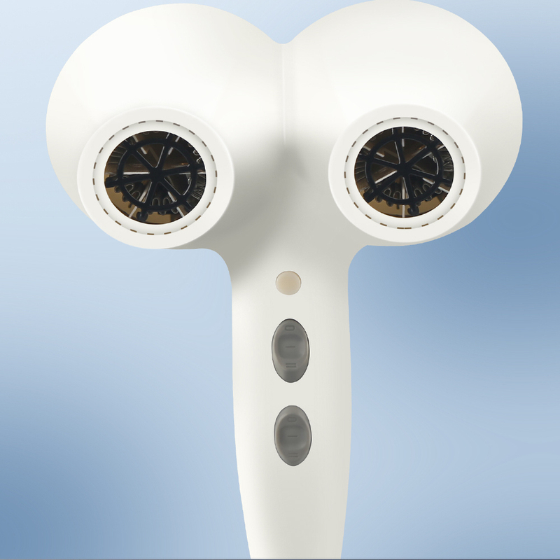 Dual-Head Hair Dryer for Quick Drying, 4000W High-Power Negative Ion Hair Care and Styling Commercial Hair Dryer, Recommended by Hair Salons