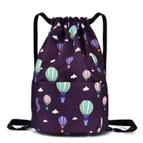 Мешочек подходит для мужчин и женщин, спортивный школьный рюкзак, простой вместительный и большой тканевый мешок для путешествий, на шнурках