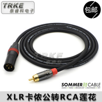 German SOMMER Stage 22 RCA Lotus to transfer XLR Clennon public Wireline Audio Signal Wire