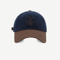 TOREN KOREN Japanese designer co-branded trendy brand letter embroidered baseball cap street contrasting peaked cap
