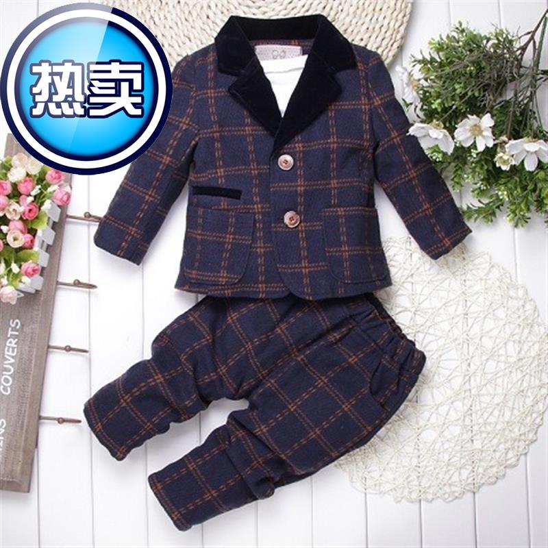 Suit Suit Thickenkids trai mùa đông trẻ em 2019 mới Dày edifle trẻ em phù hợp với nam giới.