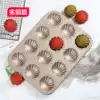 Bad Fox Fox 12 even Madeleine mold Golden non-stick Japanese shell cake baking tray oven home baking mold