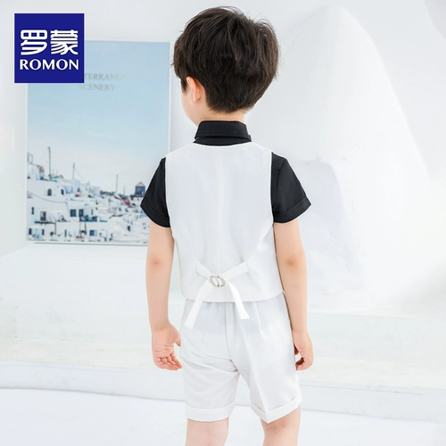 Детский летний костюм мальчика цветочника для детского сада, платье девочки цветочницы для мальчиков