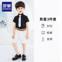 Комплект, рубашка, шорты, галстук