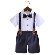 Romon boy dress summer flower girl boy dress suit host dress boy suit suit performance costume