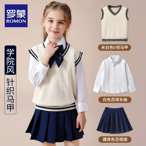 Детский жилет для мальчиков, осенний кардиган, в западном стиле, детская одежда