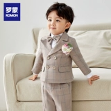 Детский комплект, костюм мальчика цветочника, 3 предмета, подарок на день рождения, в корейском стиле