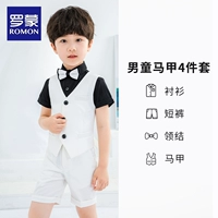 Комплект, жилет, шорты, рубашка, галстук-бабочка